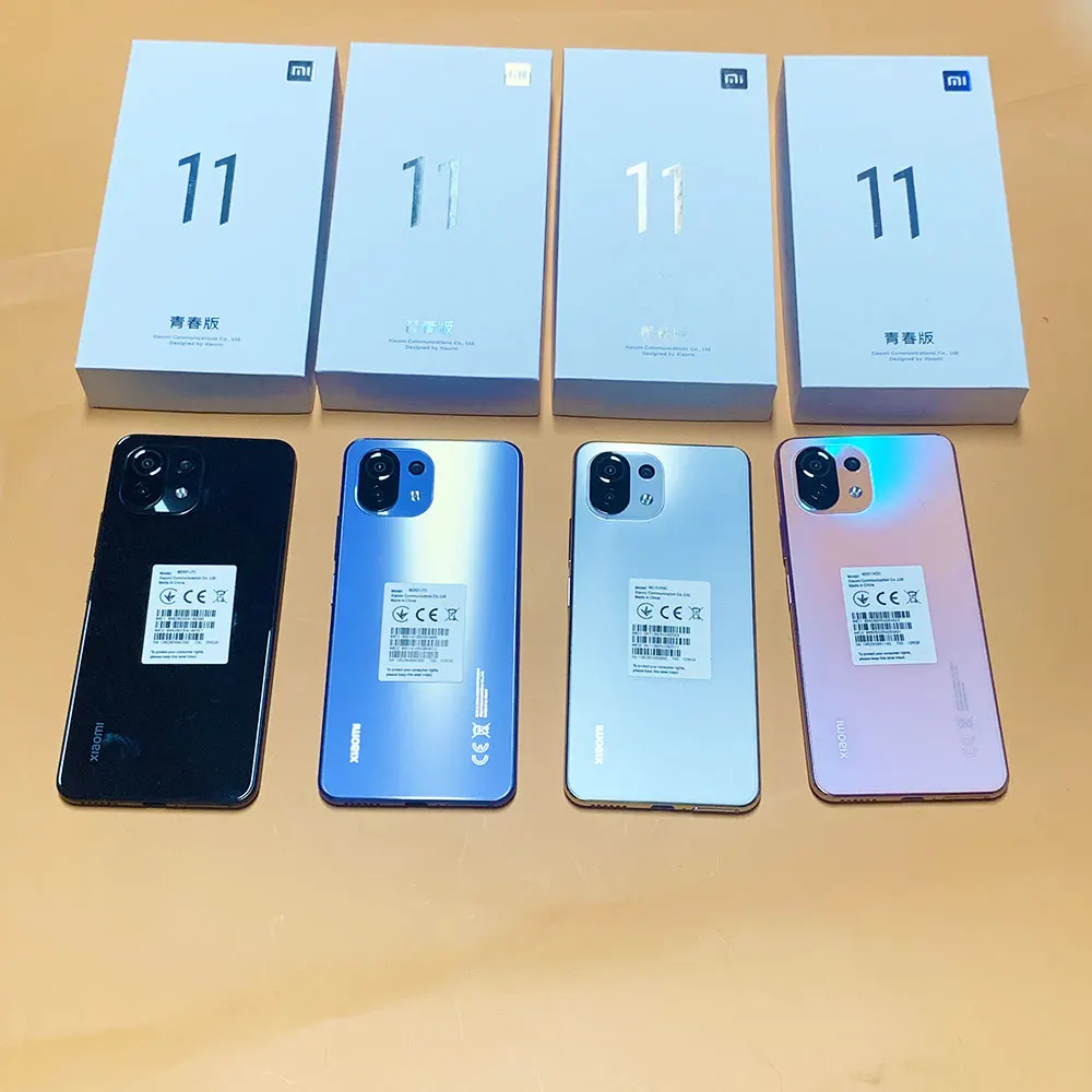 Ceny Telefon Komórkowy Xiaomi Mi 11 Lite 5G Smartphone , 128GB Snapdragon 780G 64MP NFC AMOLED Pełny Ekran 90HZ Odśwież Telefony Komórkowe