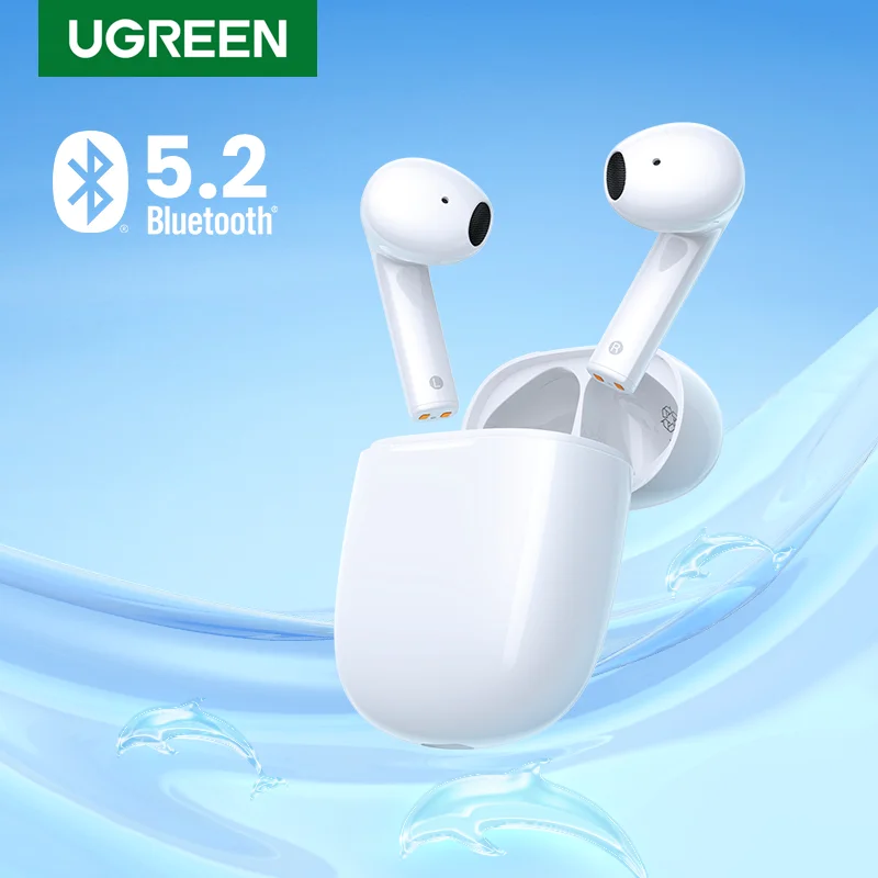 

Беспроводные наушники Ugreen HiTune H3 TWS Bluetooth 5,2, игровые наушники с низкой задержкой ENC 70ms, 4 микрофона, время работы 25 часов