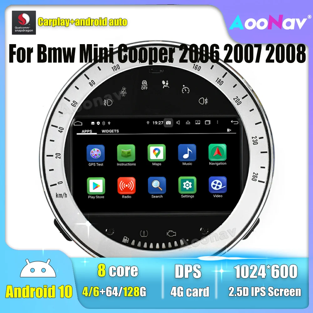 

Android 10.0 7inch Touch Screen Car Radio For Bmw Mini Cooper 2006 2007 2008+ Android 10 GPS Navigation Multimedia Player