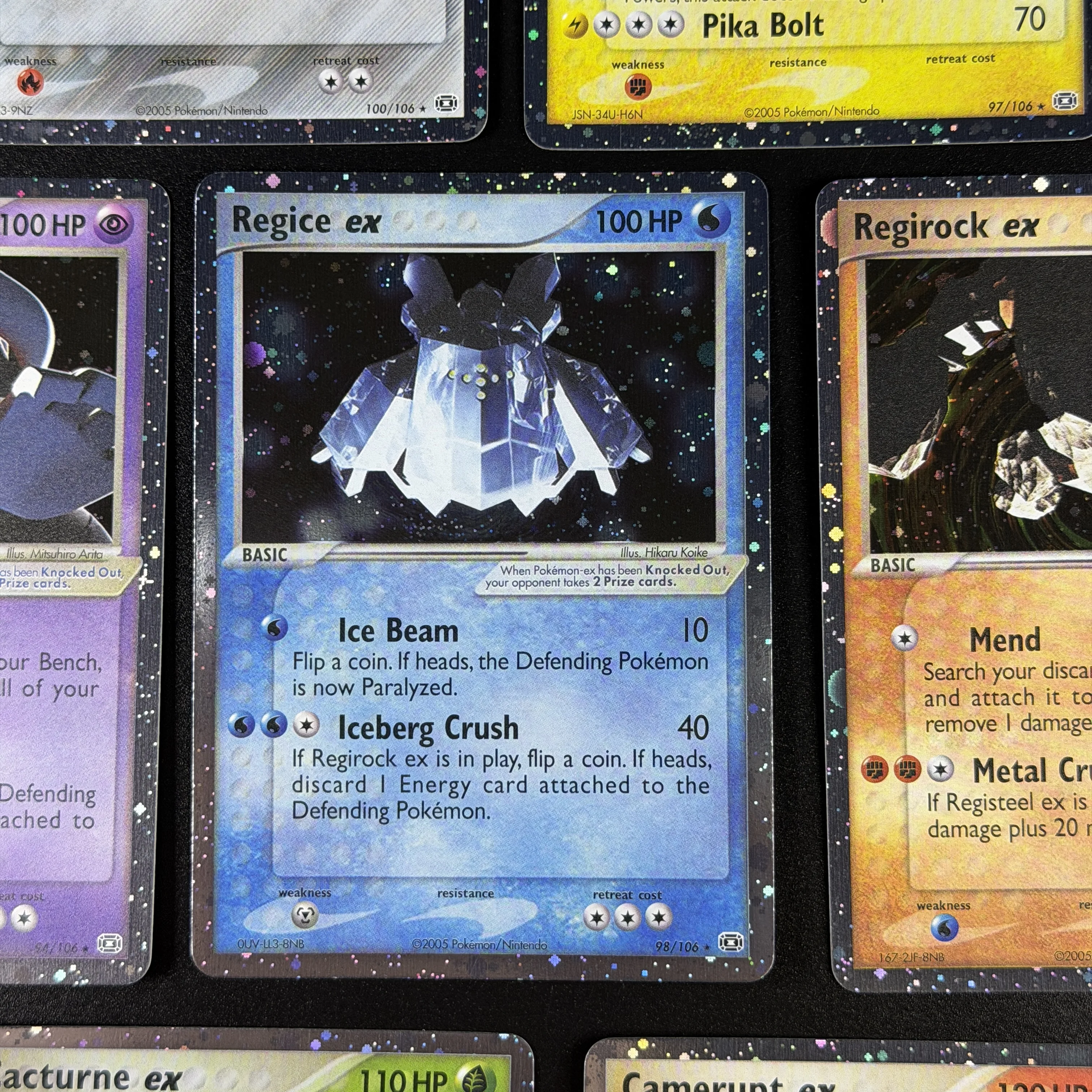 Фото Коллекционные карты PTCG Pocket EX Emerald Cosmos Holo: Чейз, Хоэн, Реги, Трио, Райкуаза, ОГ, Райчу, Секретный Фарфетч'д, Алтария, Прокси-карты №5