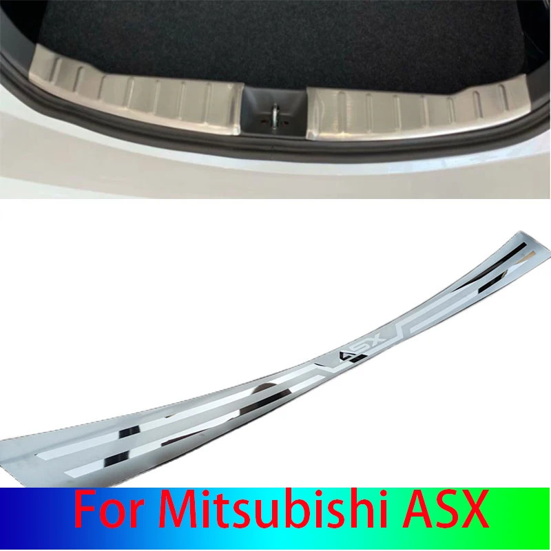 

Стайлинг автомобиля для Mitsubishi ASX 2020-2022 Высококачественная накладка из нержавеющей стали для защиты багажника от царапин