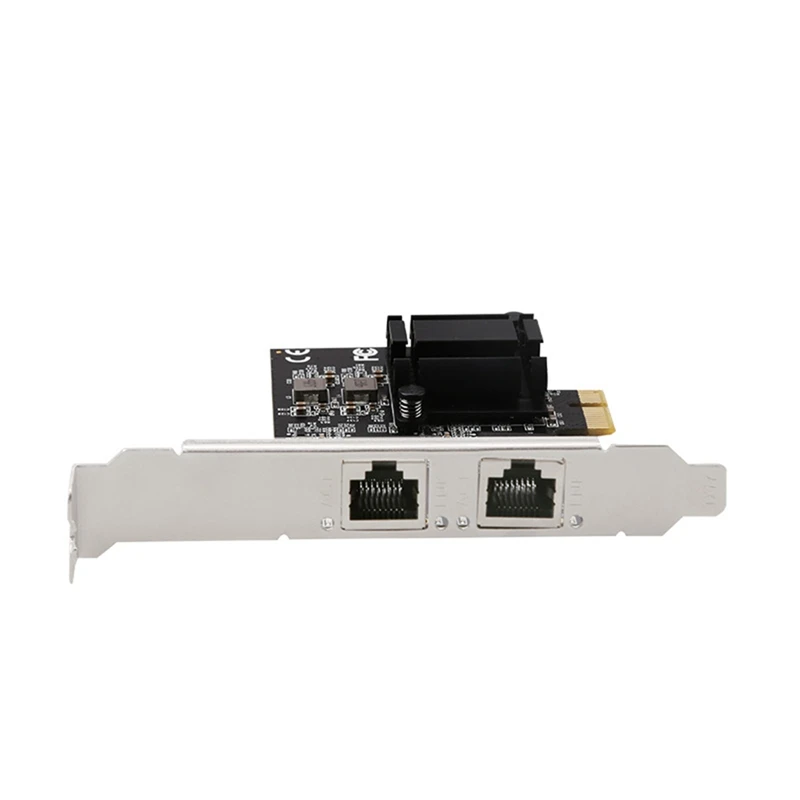 

1 Pcs PCIE X1 Gigabit Network Card Dual-Port 2.5G Desktop Network Card 8125BG Chip Ethernet Server Network Card High Guality