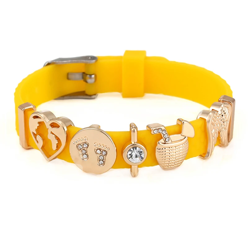 Специальное предложение 10 мм желтые кварцевые гелевые сетчатые часы