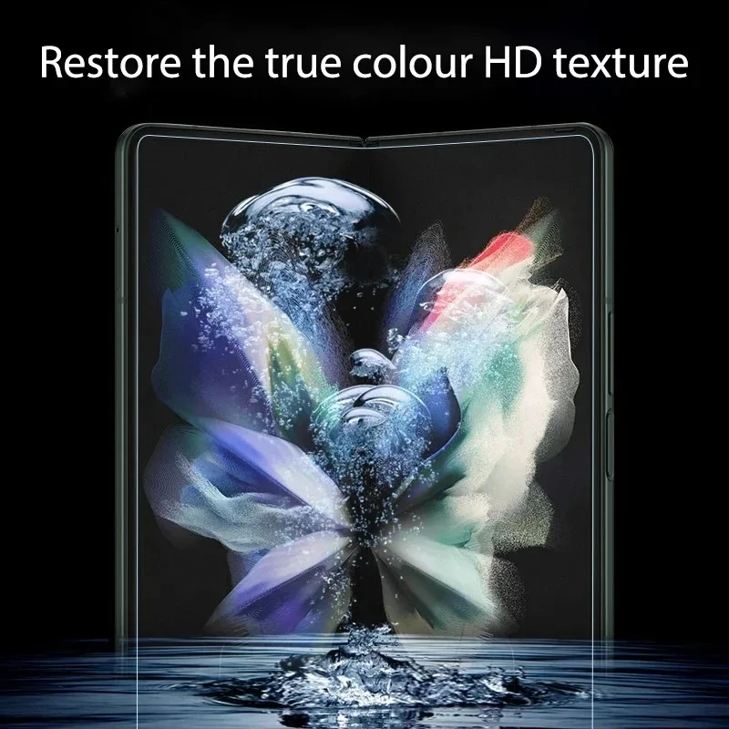Фото Алмазная Гидрогелевая пленка из ТПУ для Samsung Galaxy Z Fold 6 5 4 3 2, защита от масляных пятен, защита экрана, передняя и задняя пленка P6, флип-чехол для 6 дюймов №4