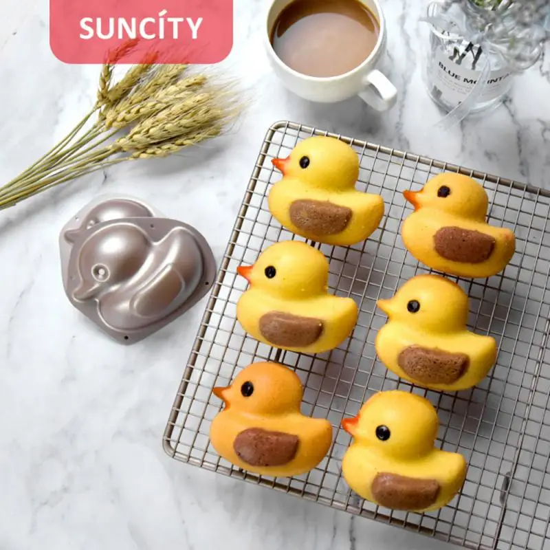 

Little Duck Shape Cake Mold Non Stick Carbon Steel DIY Cake Cookies Mould Baking Tool Fondant Cake Bakeware