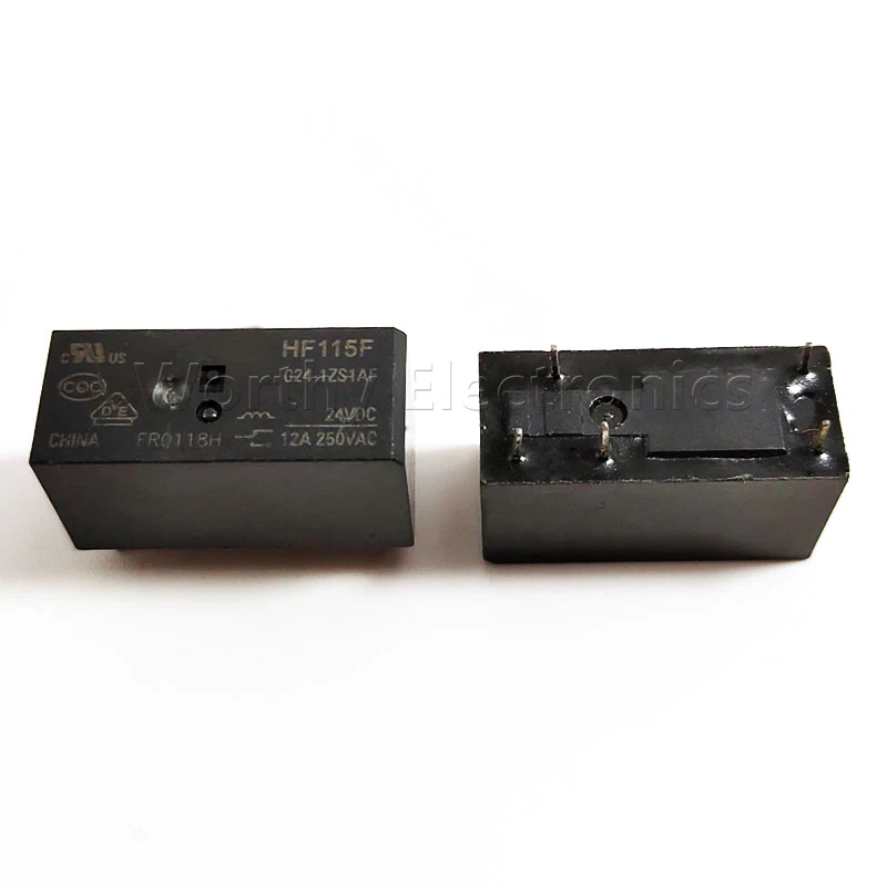 Реле HF/Φ/I 5pin 12A 24VCD 12VCD, Бесплатная доставка 10 шт./лот HF115FK