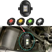 1 pcs strobe light motorcycle bicycle tail light magnetic strobe safety emergency light warning aluminum alloy material