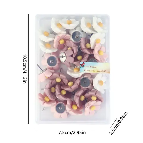 Шестилепестковые кнопки из смолы 20/30/50 шт.