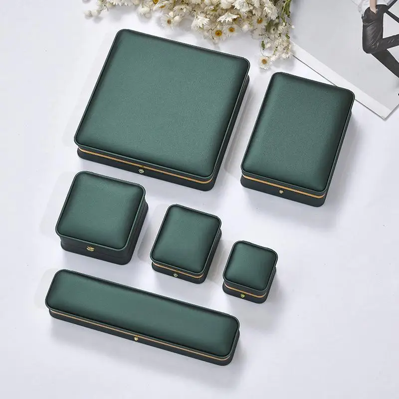 The New Popular Gift Jewelry Storage Box Is Inlaid with Gold Edge,and The Colors and Styles Are Optional,exquisite and Practical