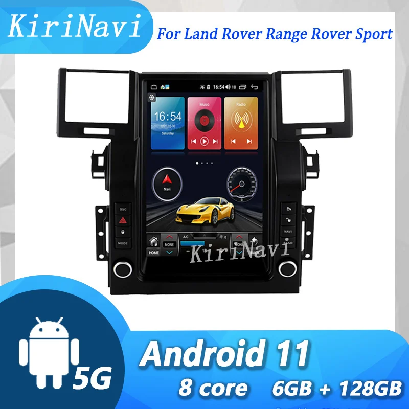 

KiriNavi 12.1" For Land Rover Range Rover Sport Car Radio Android 11 Car Dvd Multimedia Player Auto GPS Navigation 4G 2005-2009