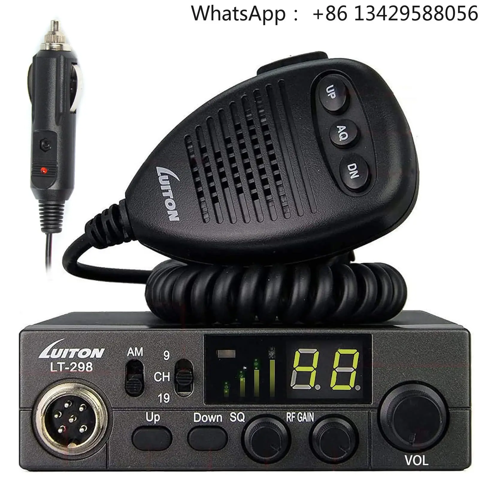 Фото Радиостанция Luiton LT-298 AM/FM с переключателем, 27 МГц, CB-радио, базовая станция, 4 Вт, 40 каналов, разъем для внешнего динамика, передатчик-приемник, мобильная радиостанция. №1
