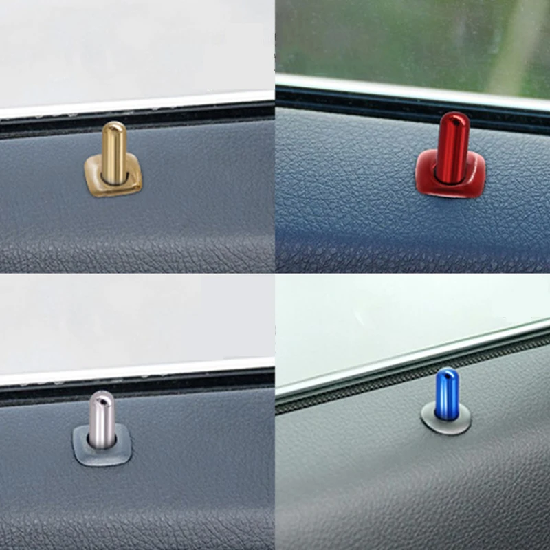 

ABS+PC Car Door Latch Pin Door Screw Knob Cap Cover Trim for BMW F10 F02 F07 E70 E84 E90 F35 F18 X5 X3 X1 330i 325i