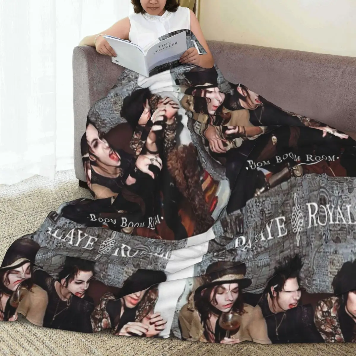 Одеяло Good Palaye Royale Band Флисовое одеяло с музыкой и логотипом четыре размера