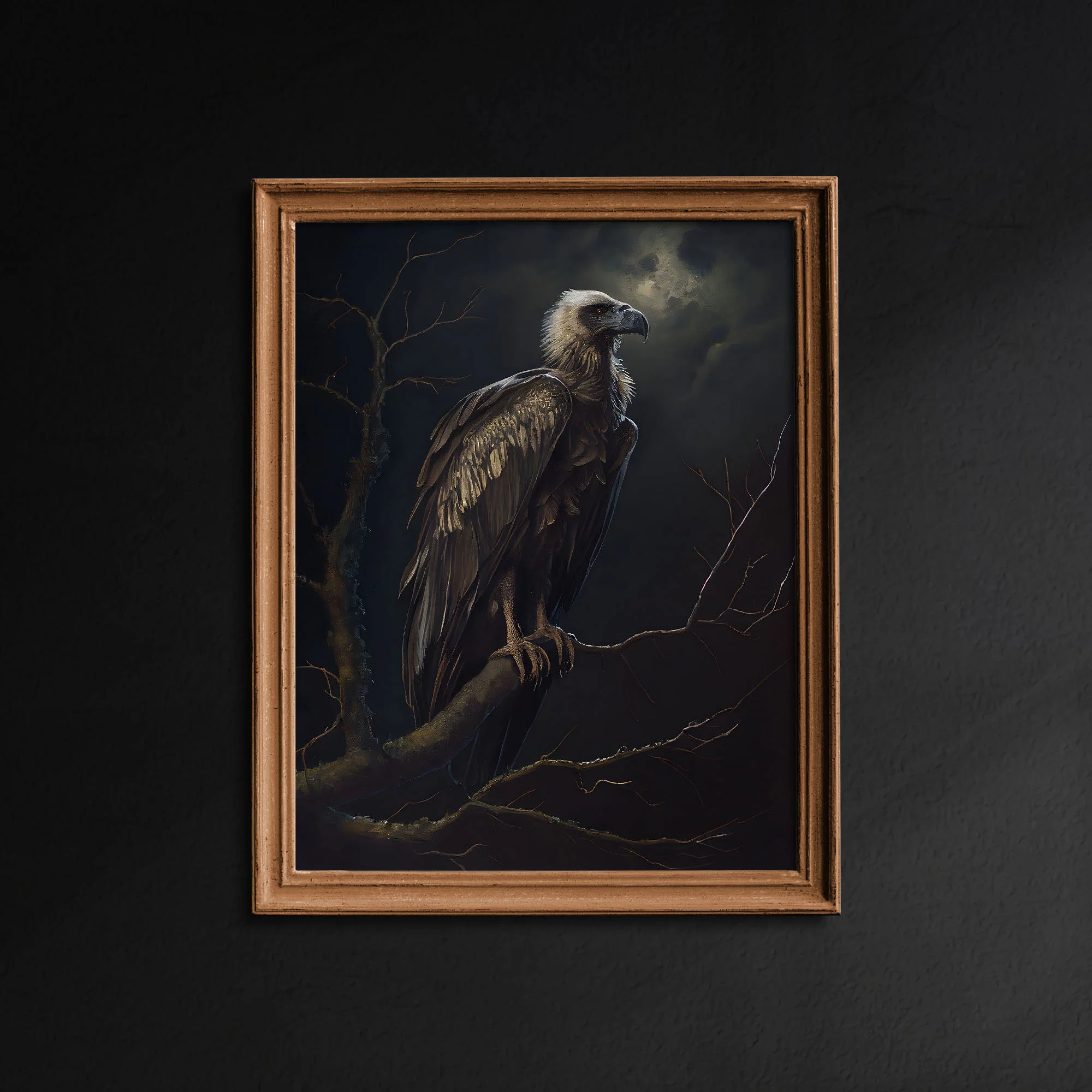 Винтажные антикварные животные темная Академия Готическая Сова/стервы/Воробей