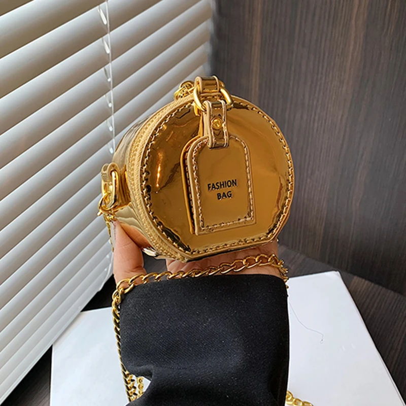 Роскошные блестящие кожаные женские сумочки дизайнерские сумки через плечо