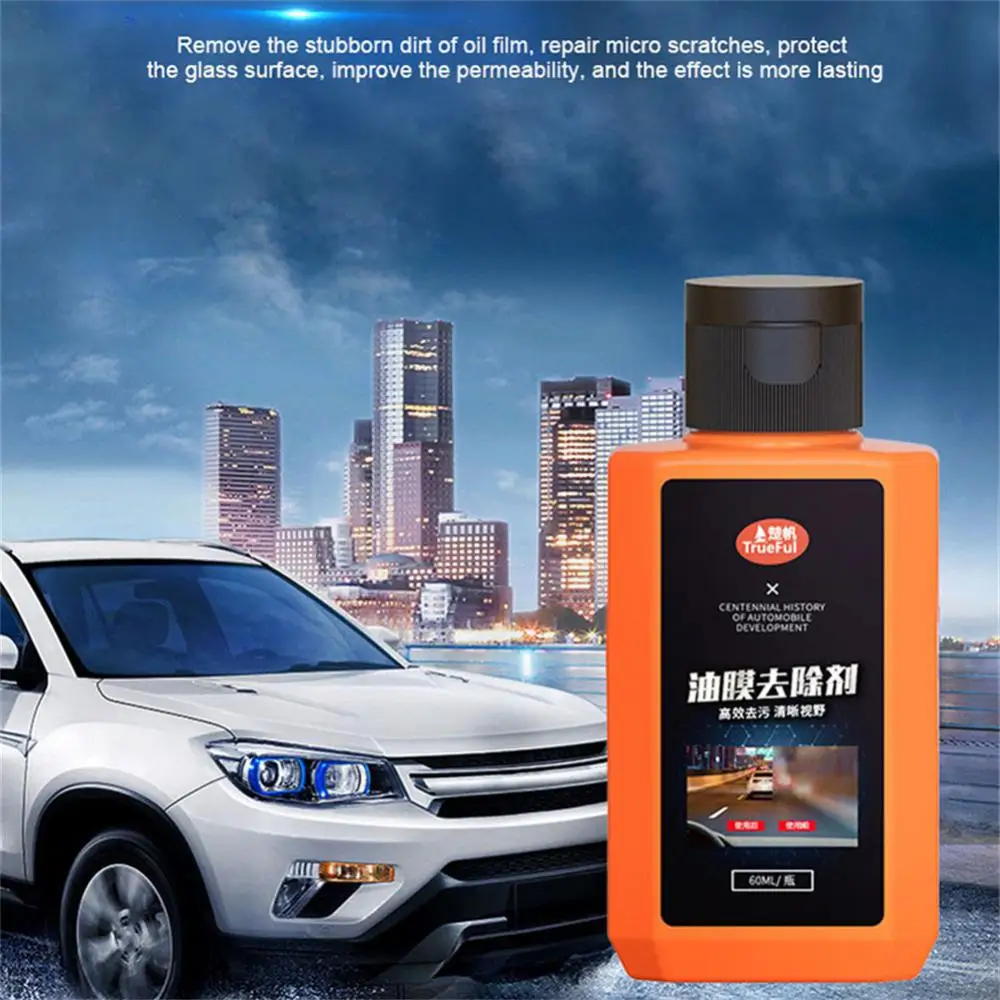 

A Glass Oil Film Cleaner Windshield Oil Film Remover Car Glass Oil Stain Wiper Special Tool For Removing Film On Car Glass TSLM1