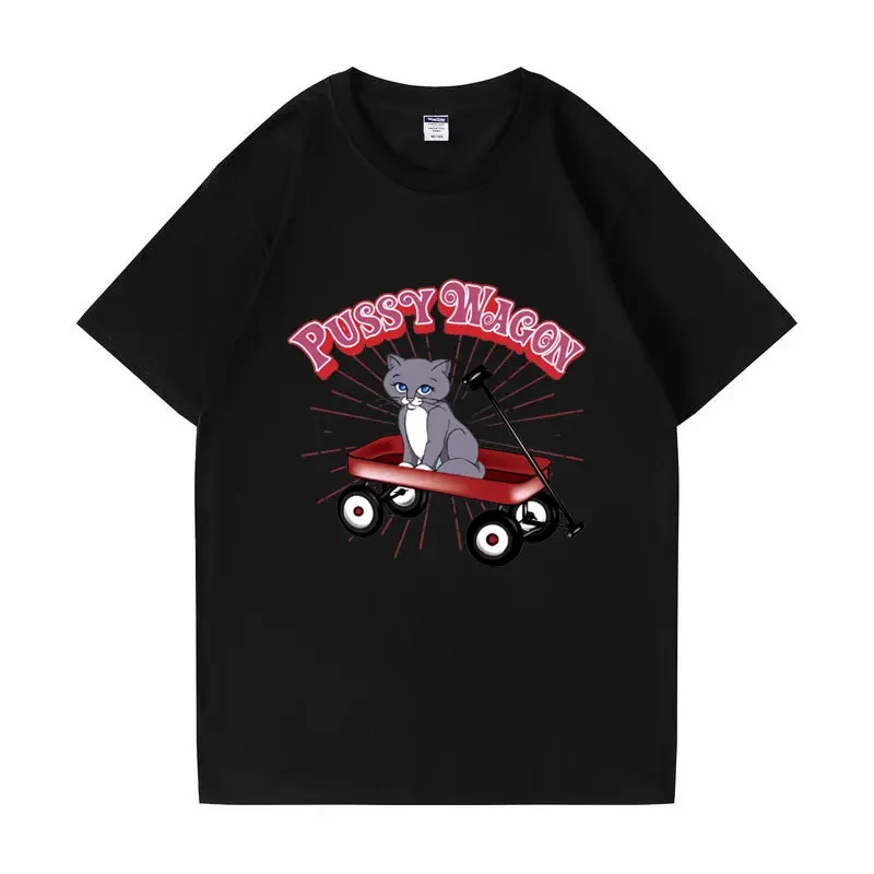 ie śmieszne koty wysokiej jakości letnia koszulka mężczyźni kobiety dorosły humor casualowe w stylu Streetwear ponadgabarytowa odzież z