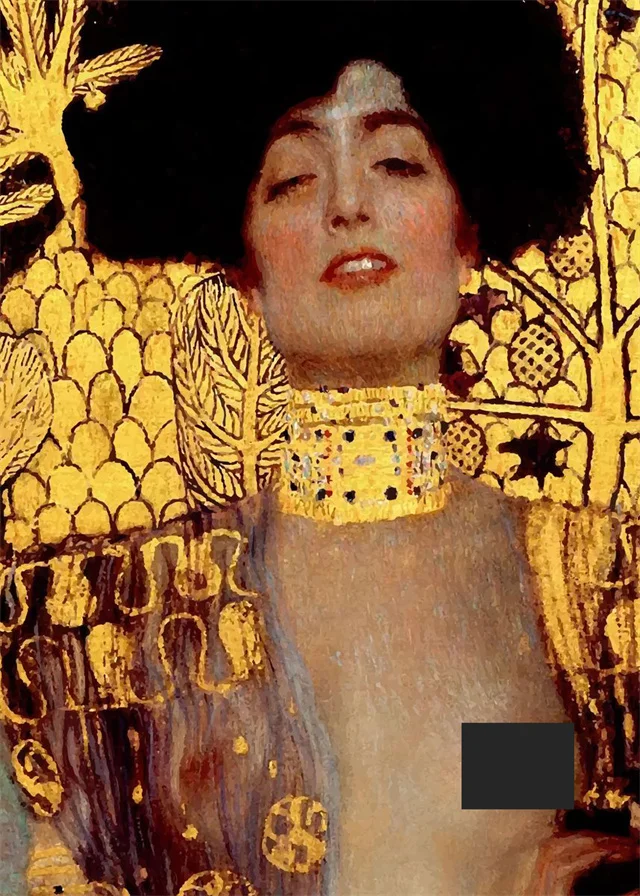 

Абстрактная картина Густав Климт на холсте