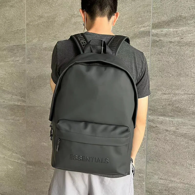 ESSENTIALS Fashion Backpacks Men Women Large-capacity Waterproof Travel Backpacks High Quality Student Schoolbags Computer Bags