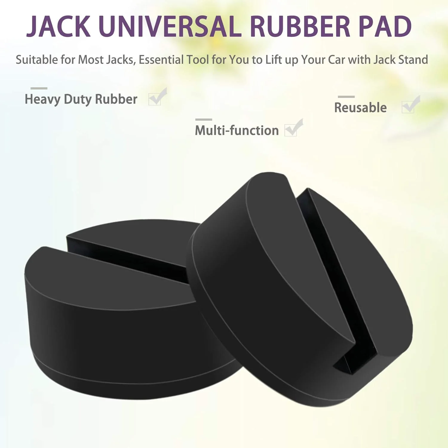 Адаптер для напольного домкрата 4-тонная резиновая рама с прорезями защита