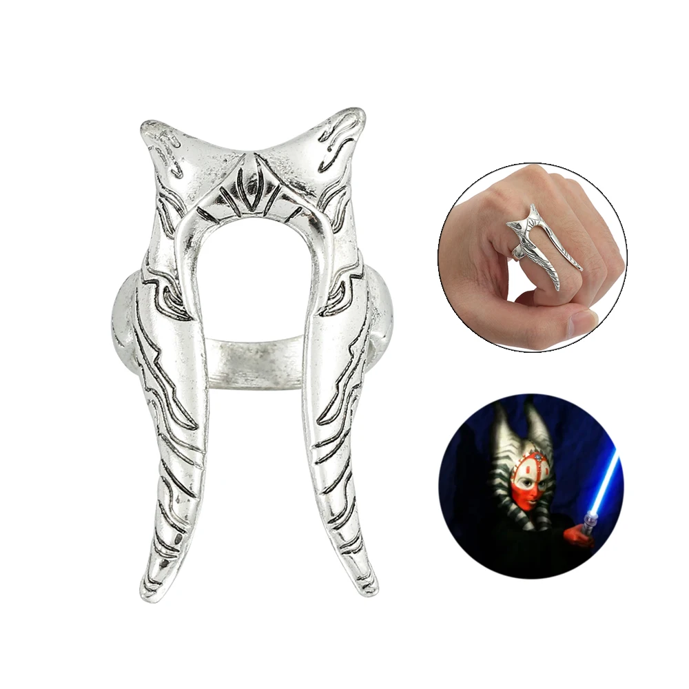 Звездные Кольца Shaak Ti, Классическая фигурка из фильма «войны», женское ювелирное изделие для Совет джедаев, винтажные кольца, подарок для фанатов