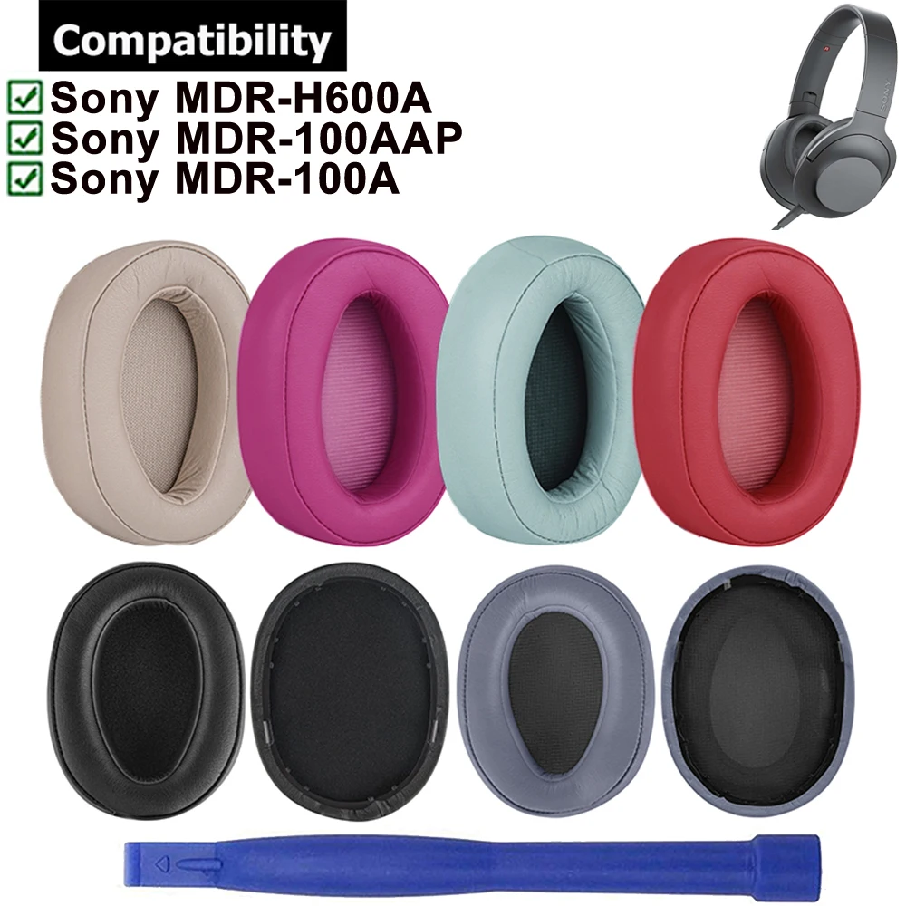 Запасные накладки для ушей чехлы подушек запасные части Sony MDR-100A MDR-100AAP MDR-H600A MDR 100A