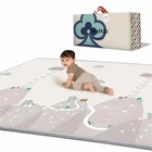 200x180x1 см двухсторонний детский коврик, пенопластовый ковер, игровой коврик, водонепроницаемый детский игровой коврик, декор детской комнаты, складной коврик