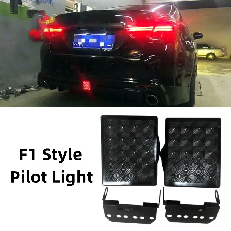 

F1 Style Pilot Light General Modified Car Tail Warning Automobile Rear-end Collision Prevention Flashing Brake Cruise LED Brake
