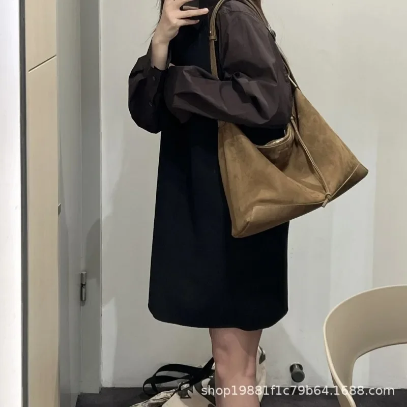 Новинка 2024 модная женская сумка из натуральной кожи нишевая Сумка-Кроссбоди