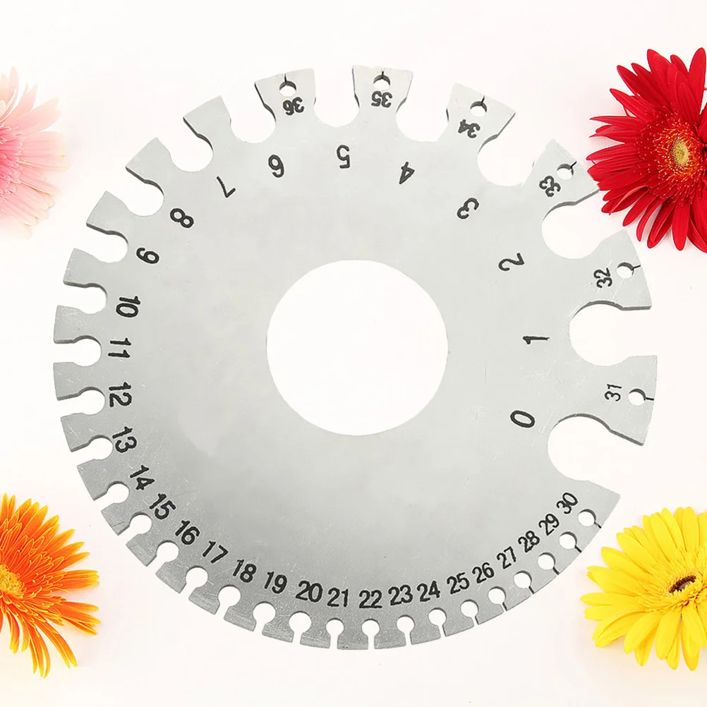 Измеритель диаметра круглого провода линейка толщины кабеля измерительный