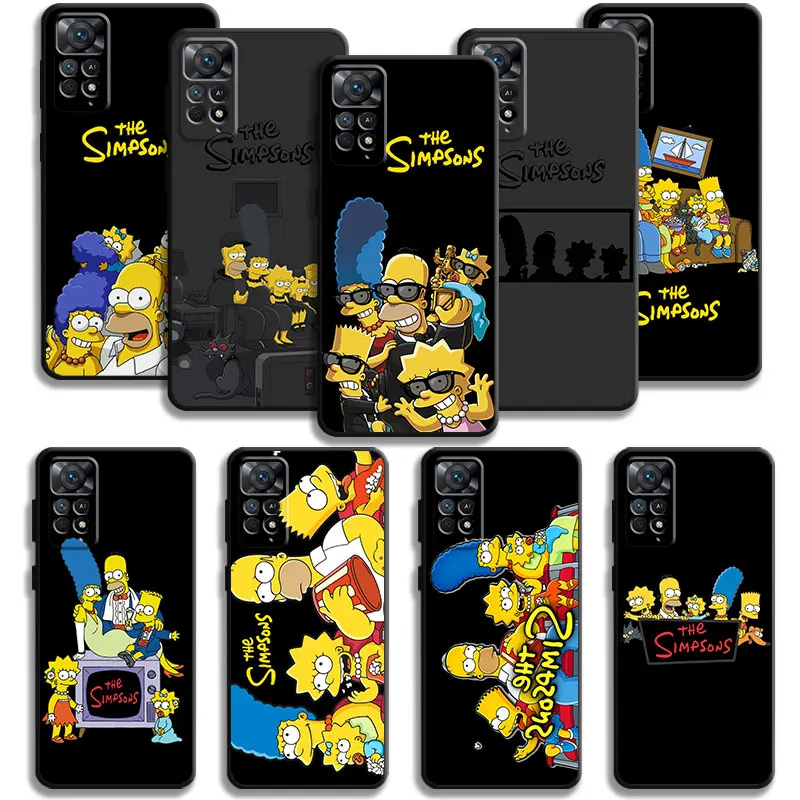 

The Simpsons Star Photograph Win Award Case For Xiaomi Redmi Note 11T 11S 11 10 8 Pro 9 9S 9T 8T for Mi 10 8 9A 9C 10C K40 K50