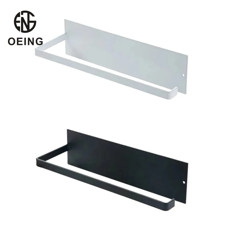 

Paper Towel Rack Kitchen Punch-free Self-adhesive Roll Paper Sanitary Towel Rack Towel Rack Nail-free Cabinet Rack Storage
