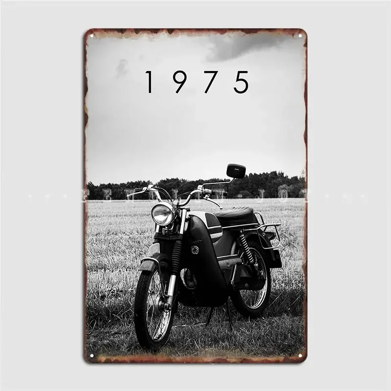 Плакат Kreidler Florett 1975 года металлическая табличка для паба дизайн клубного бара