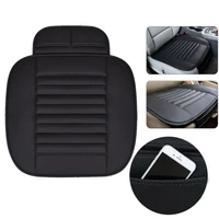 1pcs pu leather car front seat cover mat breathable chair soft cushion pad protector universal size and wide application