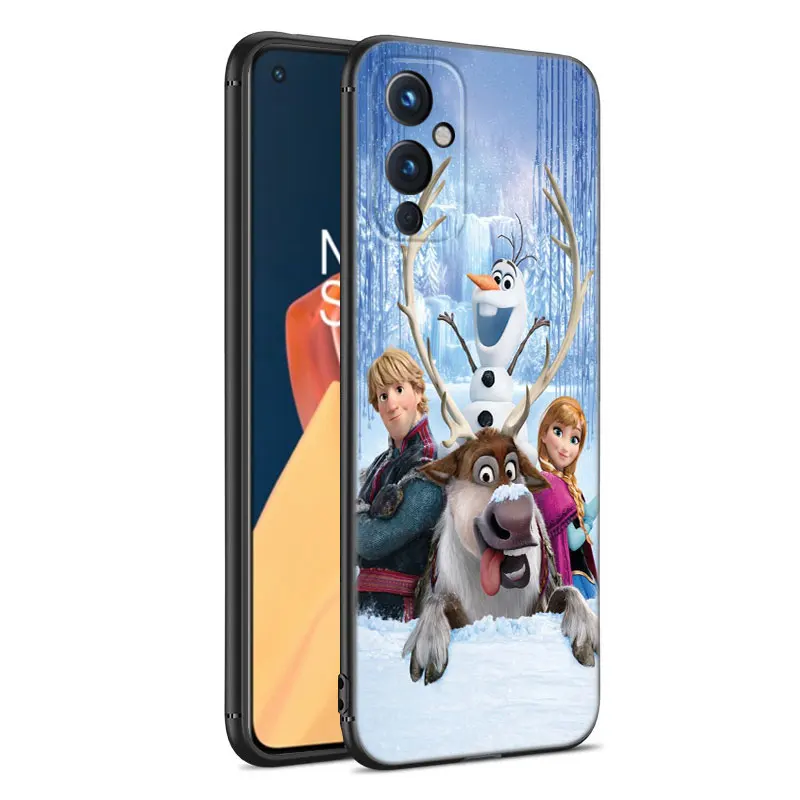 Черный силиконовый телефон F-Frozen для OnePlus 9 10 11 12 ACE 2V Pro 9RT 10T 10R Nord CE 2 3 Lite N10 N20 N30