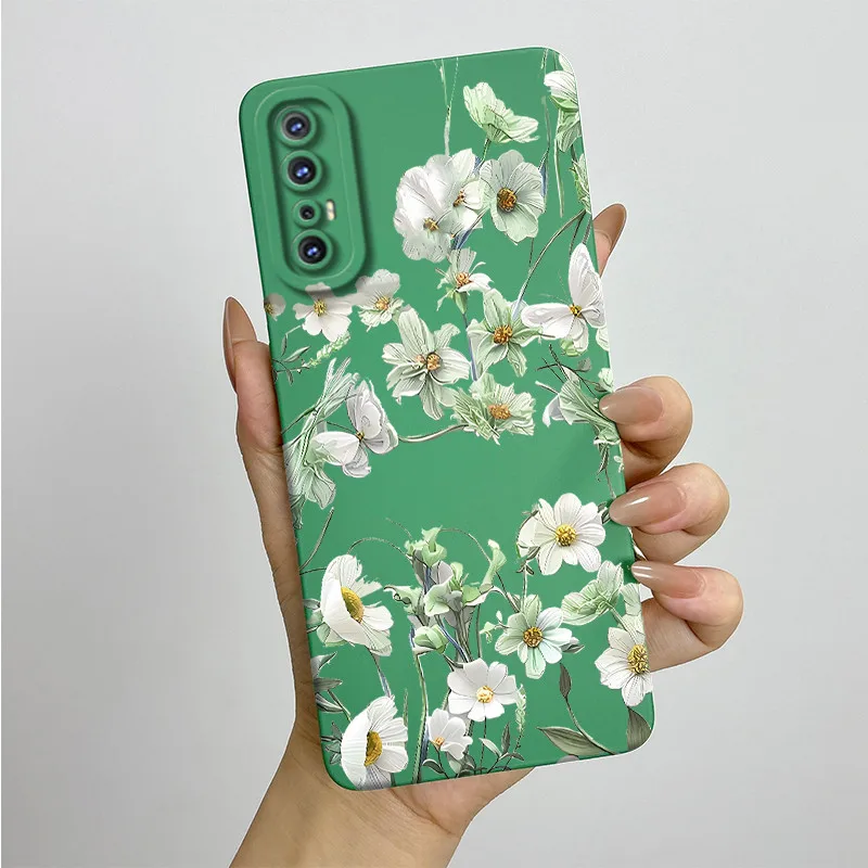 Для OPPO Reno3 Pro 4G чехол CPH2035 CPH2037 CPH2036 силиконовый мягкий с милой окраской для