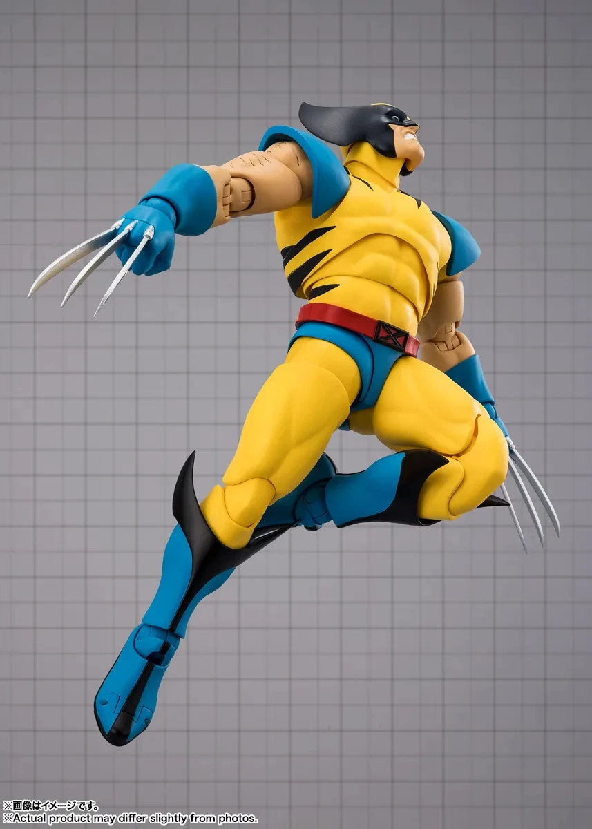 Фото Горячая распродажа! В наличии: фигурки Bandai SHFiguarts MARVEL GAMERVERSE — Волкерин, Человек-паук, Циклоп. Аниме-модели, подарок. №3