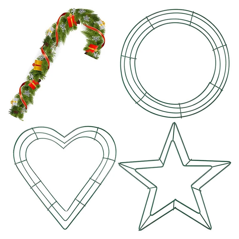 

Wreath Iron Hoop DIY Decorative Accessories Creative Flower Arrangement Stand