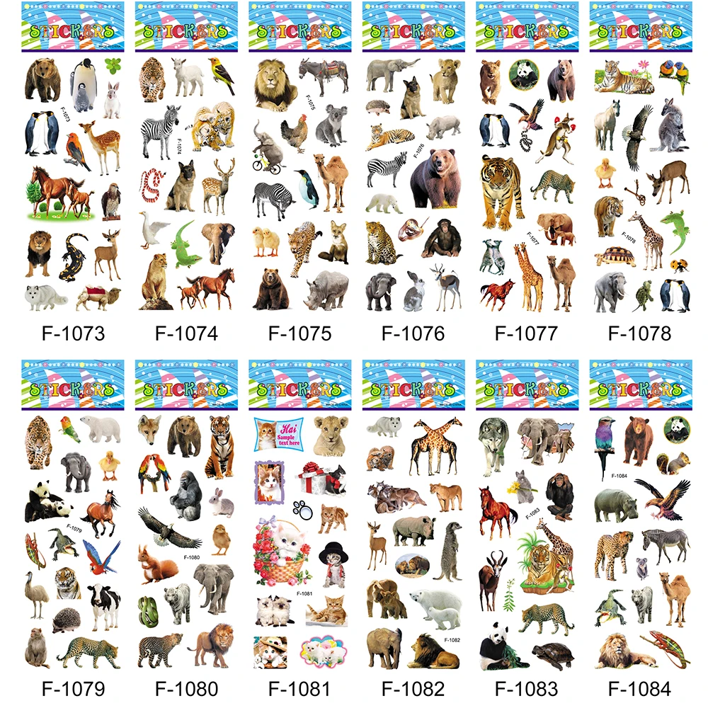 12 листов/набор детские наклейки для скрапбукинга |