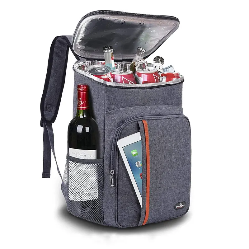 

Picnic Bag Leakproof Camping Lunch Bag Thermal Cooler Backpack Bag Large Capacity Picnic Insulated Bag