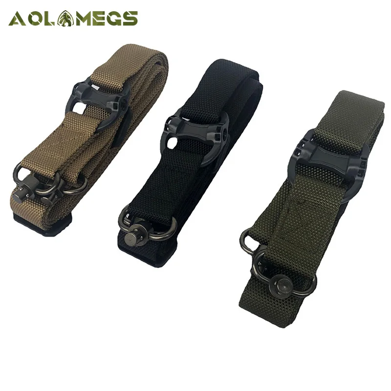 

Width 3.2CM Adjustable MS4 MS3 MS MS2 Tactical Nylon Two Points Rifle Sling/Strap Gun Sling Multi Mission Release Single Point