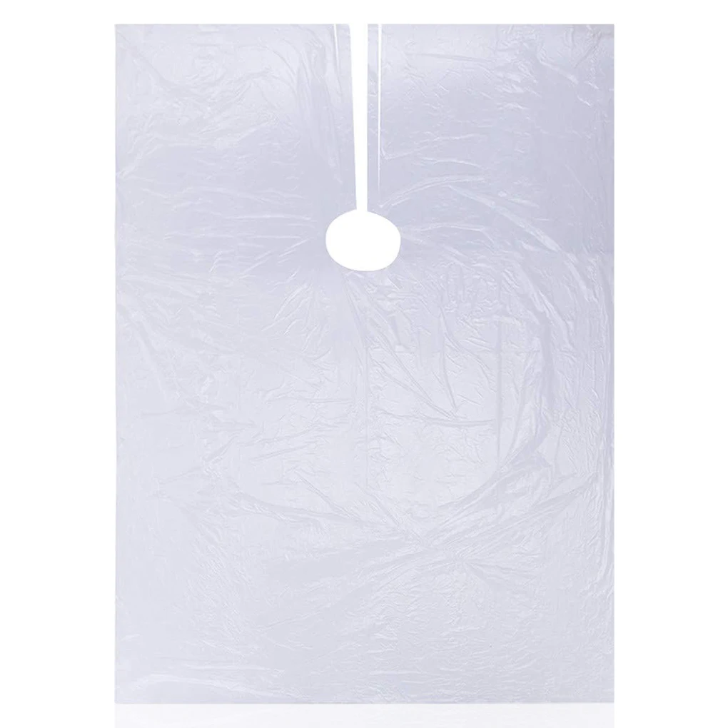 

50 штук накидки для стрижки волос окраска для волос Искусственные пластиковые одноразовые парикмахерские макияжные стилисты покрытие