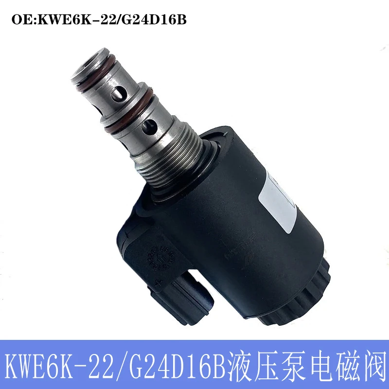 

For Kobelco Solenoid Valve KWE6K-22/G24D16B Hydraulic Pump Solenoid Valve Excavator Parts
