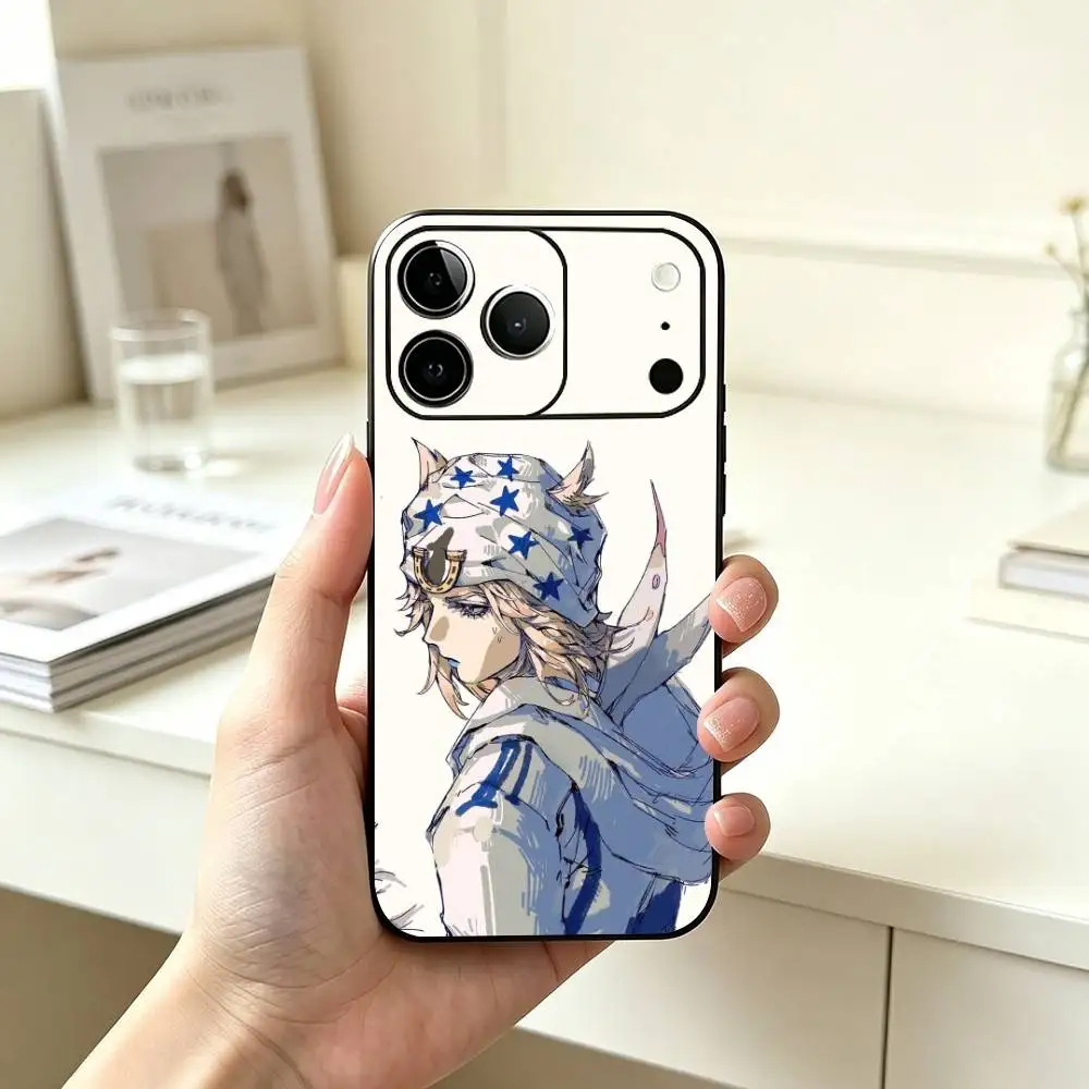 Фото Чехол для телефона J-JOJOs J-Johnny J-Joestar, силиконовый, мягкий, для iPhone 17, 16, 15, 14, 13, 12, 11, X, XR, Plus, Pro, Max, Plus №3