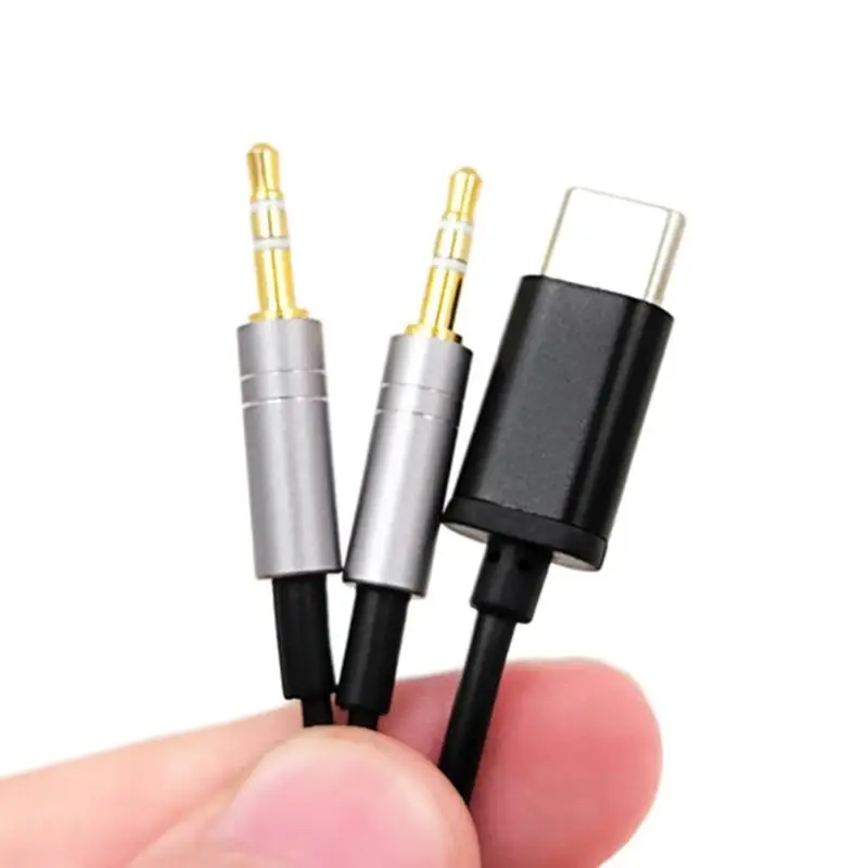 Кабель TYPE C — 2 5 мм для наушников H1707 HE400i HE400S широкий диапазон частот