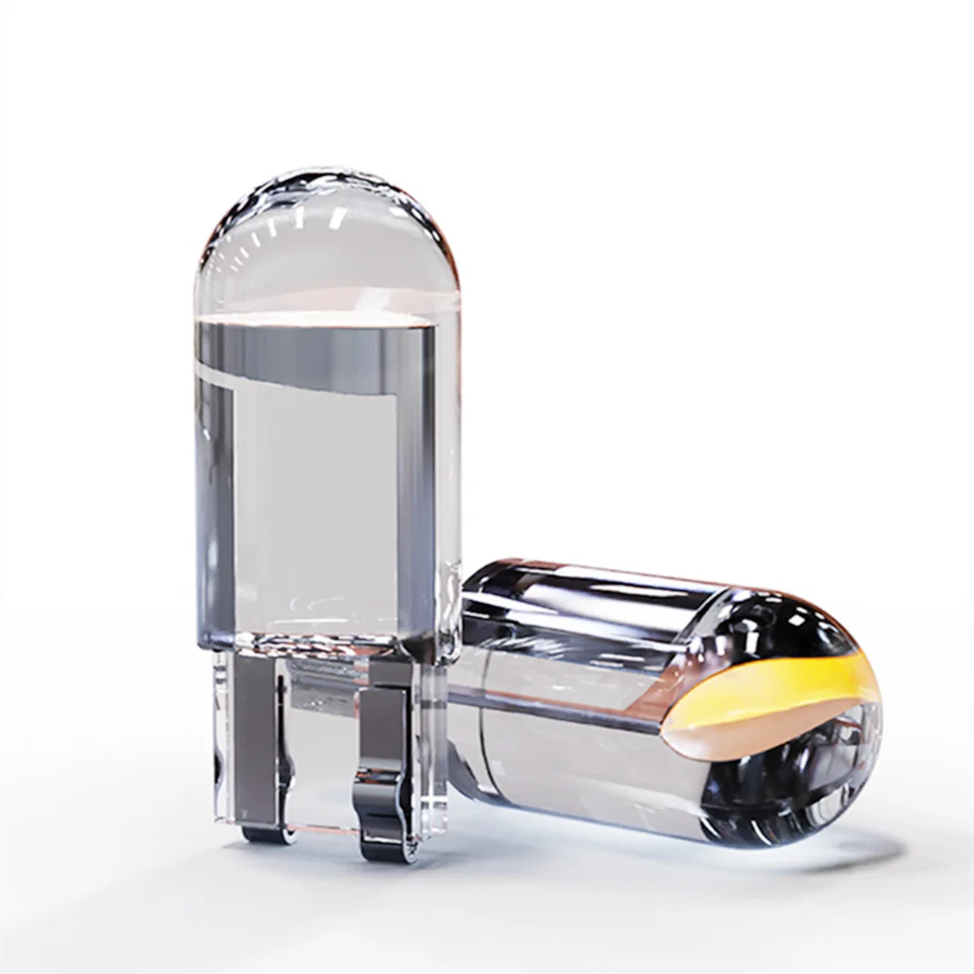 

10 шт. W5W светодиодный ная лампа T10 автомобильный светильник COB Различные цвета доступны 194 Автомобильный номерной знак лампа купольный свети...