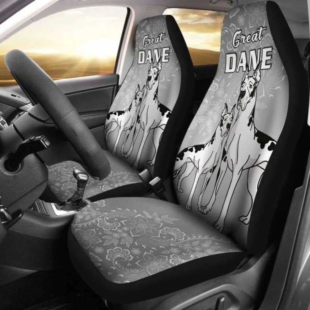 

Great Dane Car Seat Covers 20 ,Pack of 2 Universal Front Seat Protective Cover