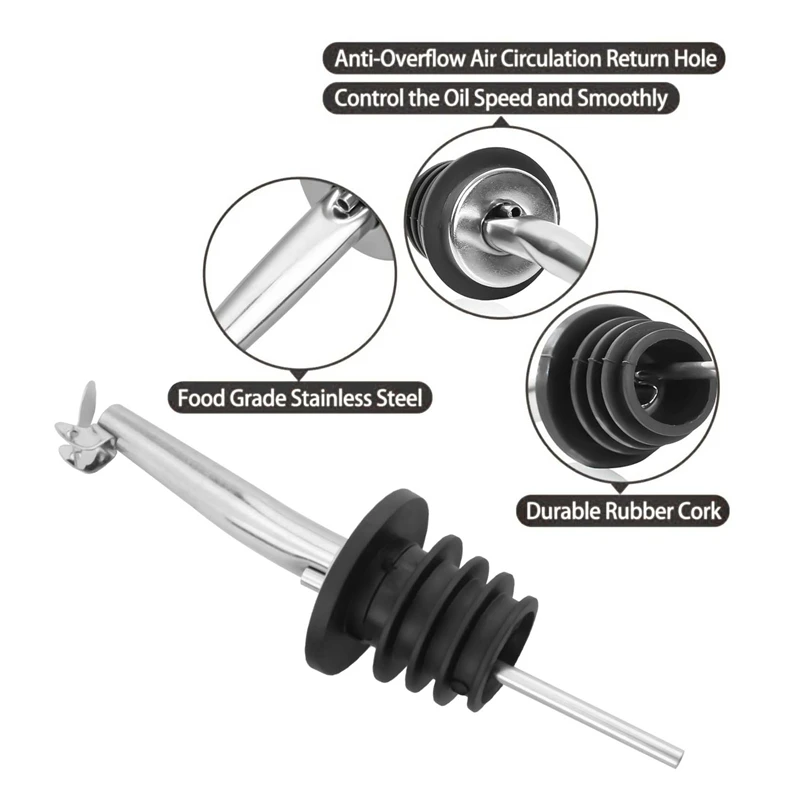 Набор из 10 носиков для вина нержавеющей стали набор ликера оливкового масла