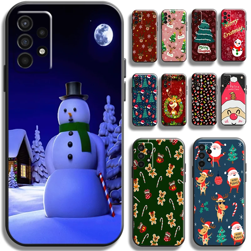 

Santa Claus Christmas Reindeer For Samsung Galaxy A11 A12 A20 A21 A21S A22 A30 A31 A32 A42 A51 A52 A70 A71 A72 5G Phone Case