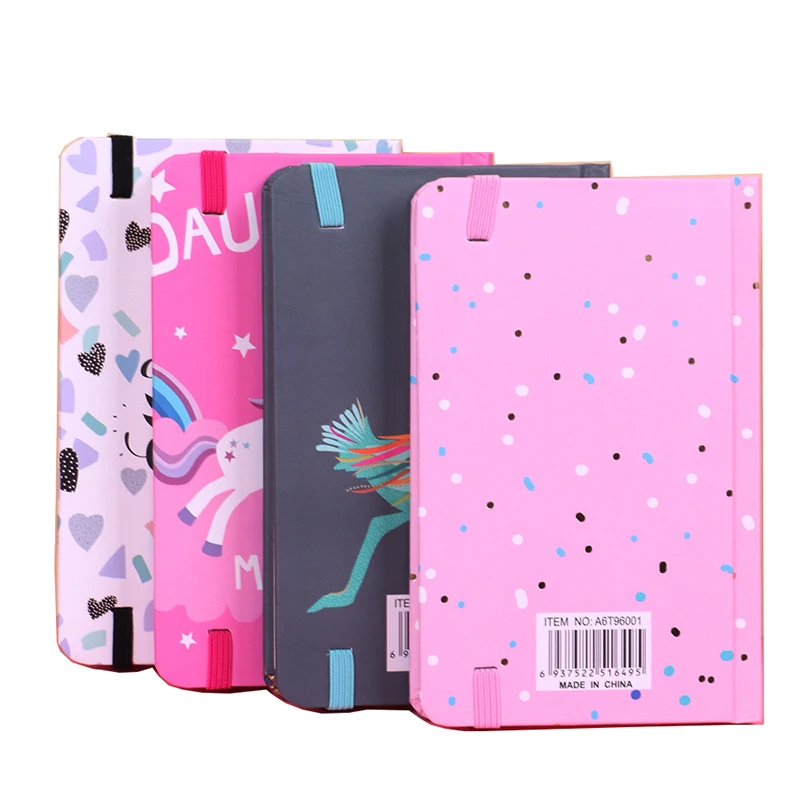 A6 Bronzing Childlike Cute Notepad Student Creative Notebook School Stationery Hand Ledger Diary Sketchbook Thickening 192P